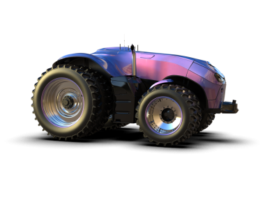 Siyah bir arka Grou olan gelecekçi bir aracın 3 boyutlu resmi.