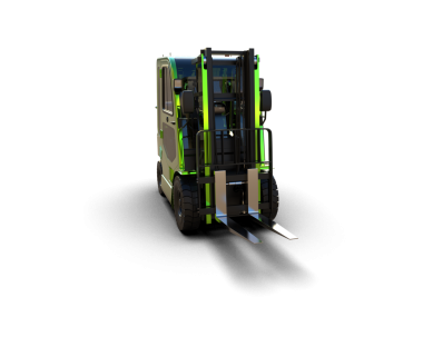 Siyah zemin üzerinde 3D fütürist bir robotun canlandırması