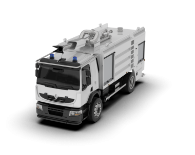 Beyaz arka planda gölgesi olan modern beyaz bir araba. 3d oluşturma