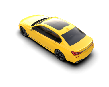 modern araba siyah arka planda izole edilmiş.