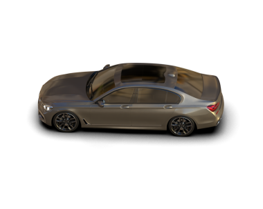 Siyah arka planda bir araba. Beyaz arka planda bir araba. 3d oluşturma.