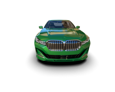 modern lüks yeşil süper araba siyah arka planda izole