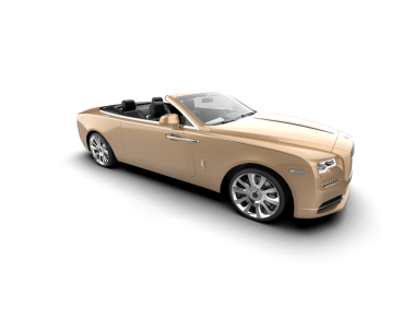 Beyaz arka planda izole edilmiş lüks bir arabanın 3 boyutlu görüntüsü