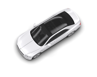 Siyah arka planda bir araba. yüksek kaliteli 3d illüstrasyon.