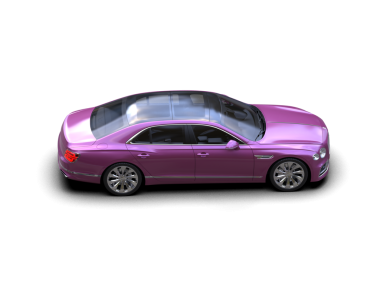 modern mor araba beyaz arka planda izole edilmiş.