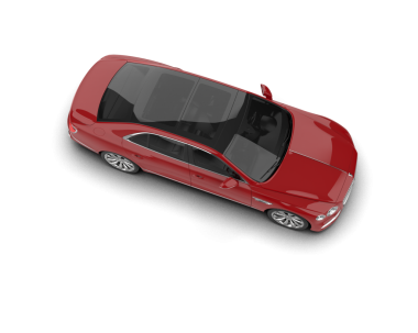 modern otomobil arka planda izole edildi