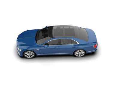 Beyaz arka planda izole edilmiş lüks bir araba. 3D - illüstrasyon