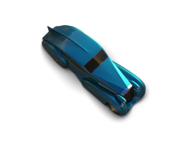 Bir arabanın 3 cg görüntüsü