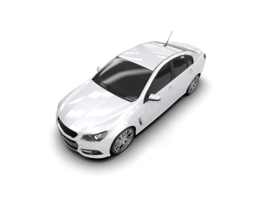 modern lüks beyaz araba