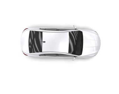 Beyaz arka planda bir araba. Vektör illüstrasyonu.