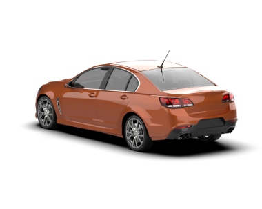 Beyaz arkaplandaki araba.