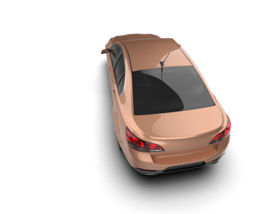 Bir markanın 3 boyutlu tasarımı - daha az genel bir araba