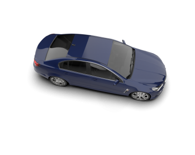 modern araba siyah arkaplanda izole edildi