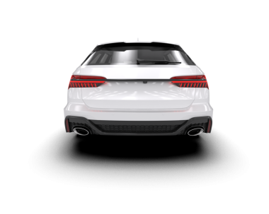 modern araba ön görünümü beyaz arkaplanda izole