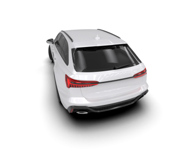 Araba beyaz arka planda izole edilmiş. araba