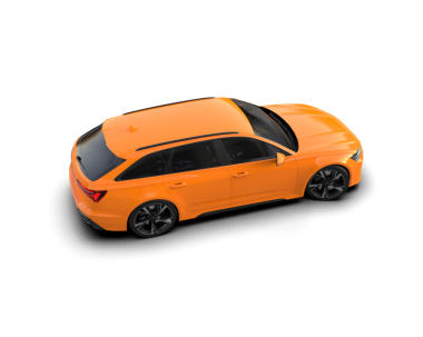 3 boyutlu gerçekçi bir araba. Beyaz arka planda yansıması ve stüdyo gölgesi olan bir araba. 3d oluşturma