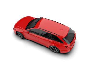 modern araba beyaz arkaplanda izole edildi