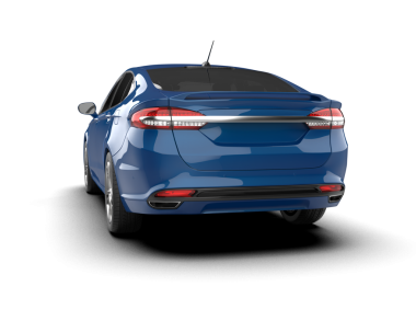 modern araba kenarı görünümü