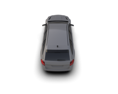 modern araba beyaz arka planda izole edildi. 3 boyutlu çizim - illüstrasyon