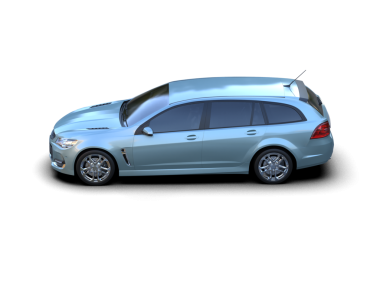 Daha az genel bir konsept arabanın 3 boyutlu çizimi