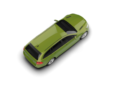 beyaz arkaplanda izole edilmiş araba 3 boyutlu görüntüleme