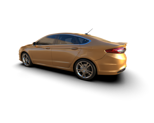 modern araba - 3D illüstrasyon