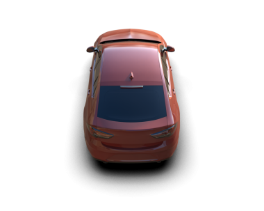 Daha az kullanışlı yepyeni bir arabanın 3 boyutlu çizimi