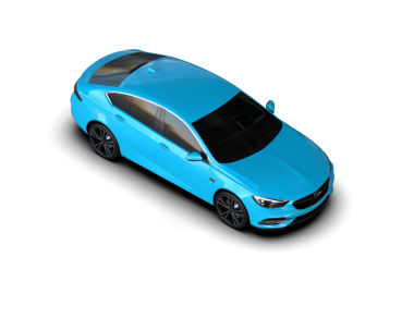 Stüdyoda izole edilmiş markasız bir arabanın 3 boyutlu görüntüsü.