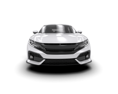 Gerçekçi araba manzarası. 3d oluşturma