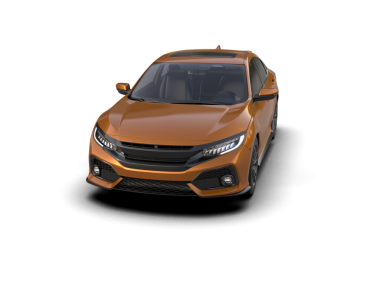 Modern kompakt araba. 3d oluşturma.