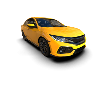 Siyah arka planda modern kompakt araba. yüksek kaliteli fotoğraf