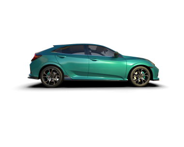 modern lüks yeşil araba