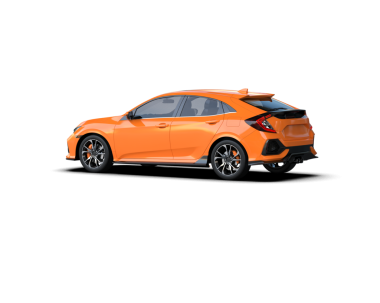 Beyaz arka planda 3 boyutlu modern spor araba çizimi