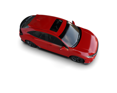 modern araba siyah arka planda. 3d oluşturma.