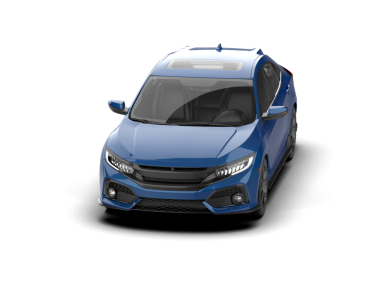 Beyaz arka planda gerçekçi modern bir araba. 3d oluşturma