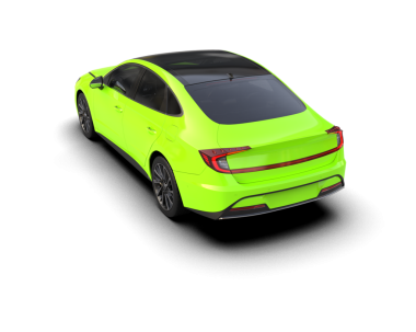 Siyah arka planda modern araba