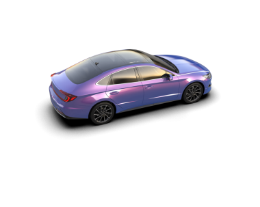 Siyah arkaplanda bir araba.