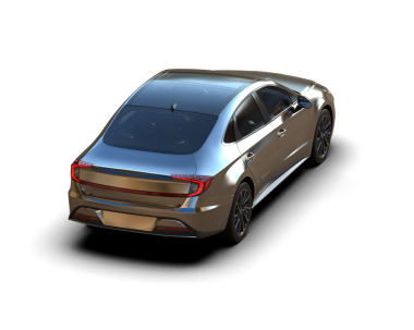 modern araba mavi arka planda