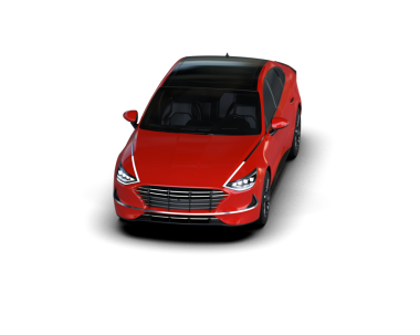 Siyah arkaplanda kırmızı araba