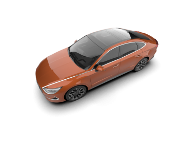 modern araba gölgeyle izole edilmiş