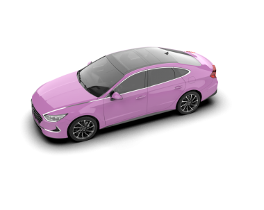 modern araba beyaz arkaplanda izole edildi