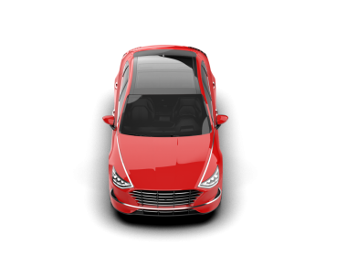 Gerçekçi bir araba. 3d oluşturma