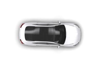 Siyah arkaplanda izole edilmiş bir arabanın 3 boyutlu görüntülenmesi