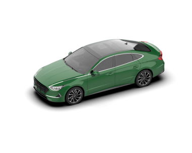 Beyaz arka planda bir araba. yüksek çözünürlüklü 3d model