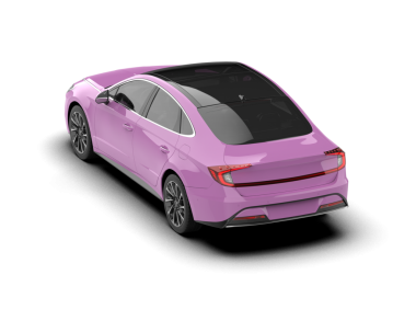 Beyaz arka planda modern bir araba. 3d oluşturma