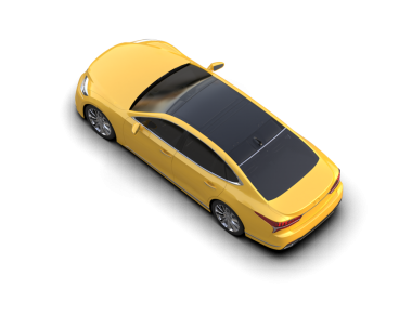 Stüdyoda daha az genel bir konsept arabanın 3 boyutlu çizimi