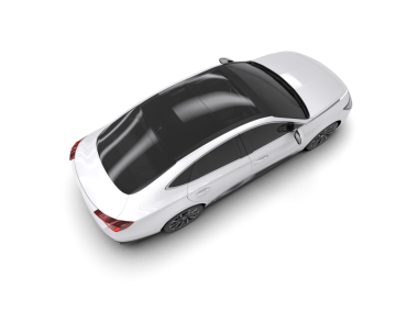 beyaz arkaplanda izole edilmiş araba 3 boyutlu görüntüleme