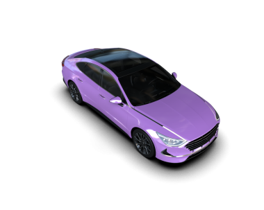 modern lüks mor modern araba siyah arka planda izole edilmiş.