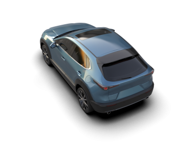 Modern lüks araba siyah arka planda izole edilmiş. 3d oluşturma.