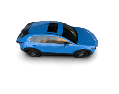 Gri arka planda modern bir araba. 3d oluşturma